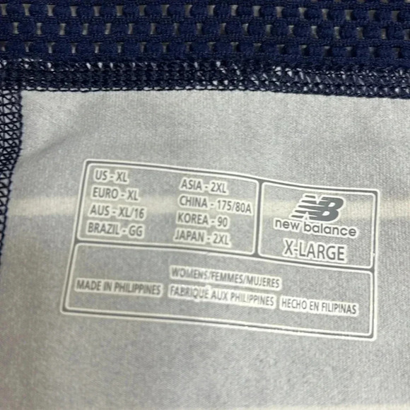 NEW BALANCE BLUE  WITH WHITE STRIPES NWT XL TOURNAMENT SKORT - Picture 9 of 16